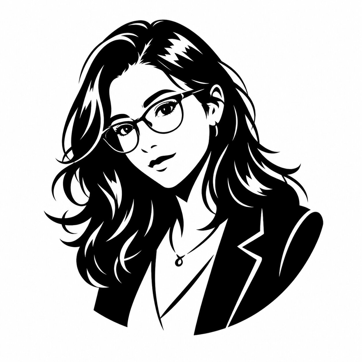Illustrated portrait of Astra